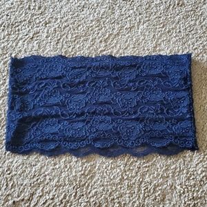 Floral Lace Strapless Bra/Bandeau